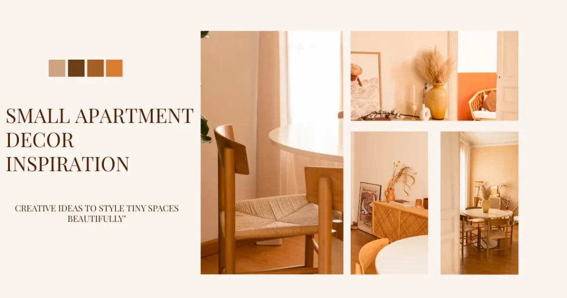 Small Apartment Decor Inspiration Creative Ideas to Style Tiny Spaces Beautifully